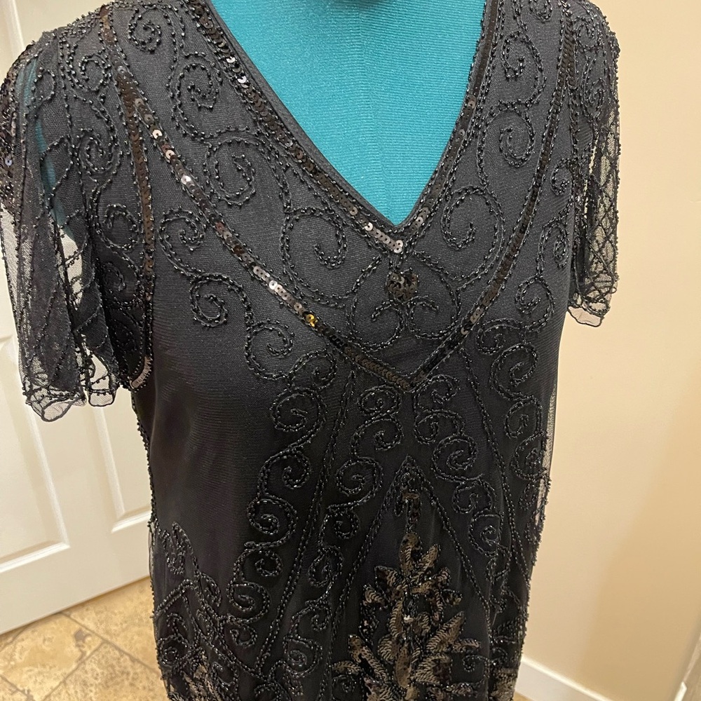 PrettyGuide Black Sequin Dress - Picture 2 of 16
